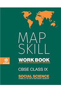 Map Skill Work Book Social Science for Class 9