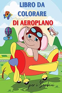 Aereo da Colorare Libro per Bambini