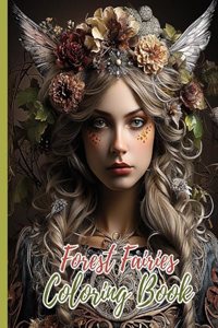 Forest Fairies Coloring Book For Kids