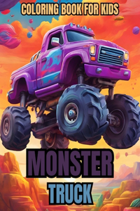 Monster Truck Coloring Book For Kids