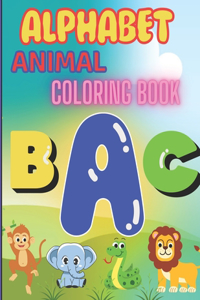 Animal ABCs: A Fun Coloring Journey Through the English Alphabet" Age 1-3: Teaching the letters of the English language through animals, developing coloring idea