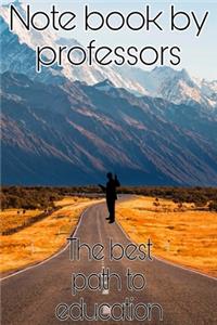 note book by professors