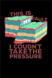 This Is My Fault I Couldn't Take The Pressure
