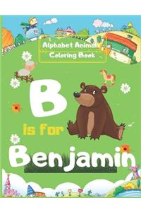 Alphabet Animals Coloring Book