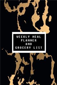 Weekly Meal Planner and Grocery List