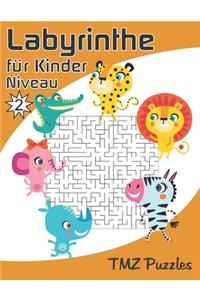 Labyrinthe für Kinder Niveau 2