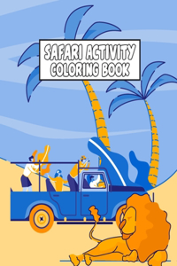 Safari Activity Coloring Book