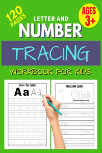 Letter And Number Tracing Workbook For Kids