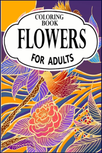 Flowers Coloring Book for Adults