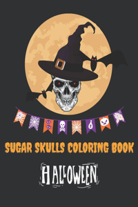 Sugar Skulls Coloring Book Halloween