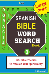 Large Print SPANISH BIBLE Word Search Book