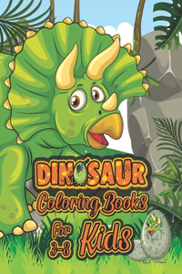 Dinosaur Coloring Book For Kids 3-8