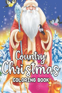 Country Christmas Coloring Book