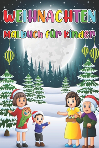 Weihnachten Malbuch für Kinder