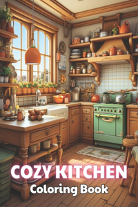 Cozy Kitchen Coloring Book