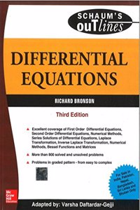 Differential Equations (SIE) Schaum's Outlines Series)