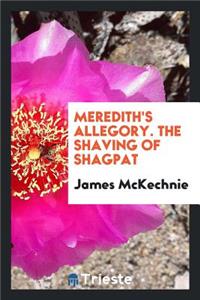 Meredith's Allegory the Shaving of Shagpat