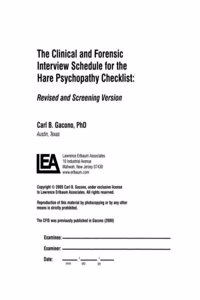 Clinical and Forensic Interview Schedule for the Hare Psychopathy Checklist