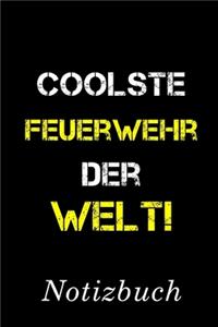 Coolste Feuerwehr Der Welt Notizbuch