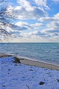 View of Lake Michigan in Winter Journal