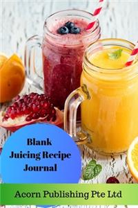 Blank Juicing Recipe Journal