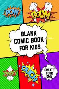 Blank Comic Book for Kids