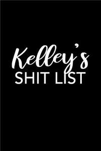 Kelley's Shit List