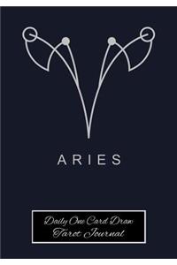 Aries Daily One Card Draw Tarot Journal