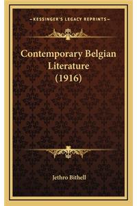 Contemporary Belgian Literature (1916)