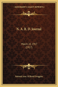 N. A. R. D. Journal