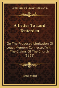 A Letter To Lord Tenterden