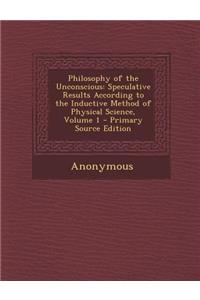 Philosophy of the Unconscious