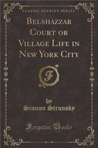 Belshazzar Court or Village Life in New York City (Classic Reprint)