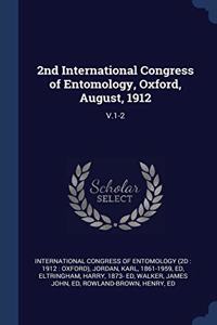 2ND INTERNATIONAL CONGRESS OF ENTOMOLOGY