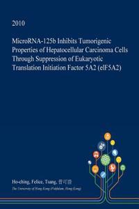 Microrna-125b Inhibits Tumorigenic Properties of Hepatocellular Carcinoma Cells Through Suppression of Eukaryotic Translation Initiation Factor 5a2 (Elf5a2)