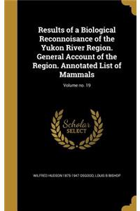 Results of a Biological Reconnoisance of the Yukon River Region. General Account of the Region. Annotated List of Mammals; Volume No. 19
