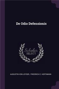 de Odio Defensionis