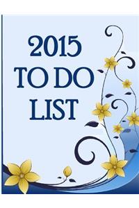 2015 To Do List