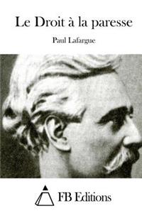 Droit à la paresse
