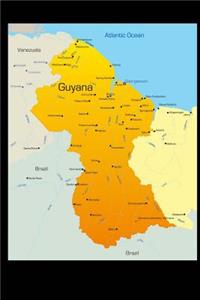 Map of Guyana Journal