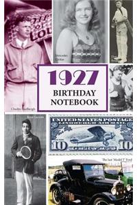 1927 Birthday Notebook