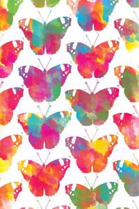 Watercolor Butterfly Pattern Notebook