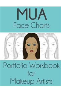 MUA Face Charts Portfolio Workbook for Makeup Artists