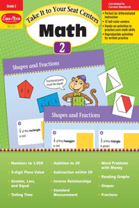Take It to Your Seat: Math Centers, Grade 2 Teacher Resource