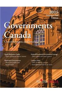 Government Canada: Summer/Fall 2015