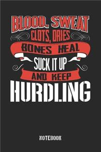 Blood Sweat clots dries. Shut up and keep Hurdling