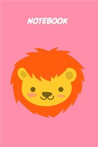 Baby lion kids Notebook [Lined] [6x9] [110 pages]