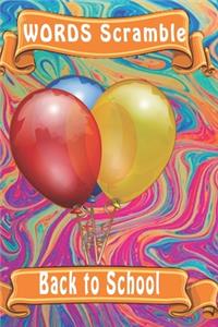 word scramble Back to School