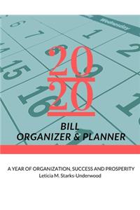 2020 Bill Organizer and Planner