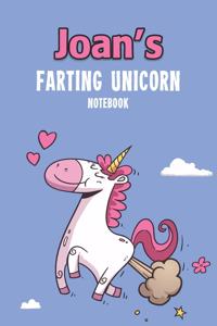 Joan's Farting Unicorn Notebook